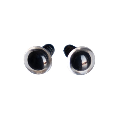oczka zaciskowe 10mm przezroczyste