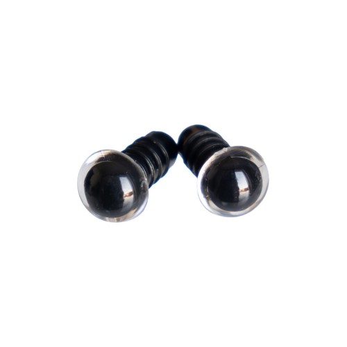 oczka zaciskowe 8mm przezroczyste