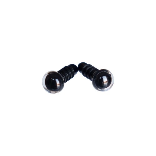 oczka zaciskowe 6mm przezroczyste