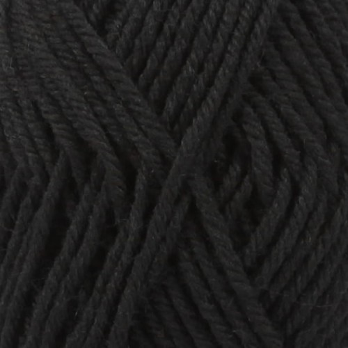 wełna superwash włóczka DROPS Karisma czarna 05