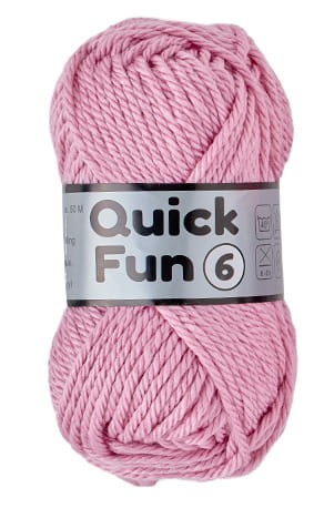 50g włóczka Lammy Yarns akryl antipilling Quick Fun 6 różowy 712