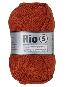 100g włóczka Lammy Yarns gruba 100% bawełna merceryzowana Rio 5 859 rudy
