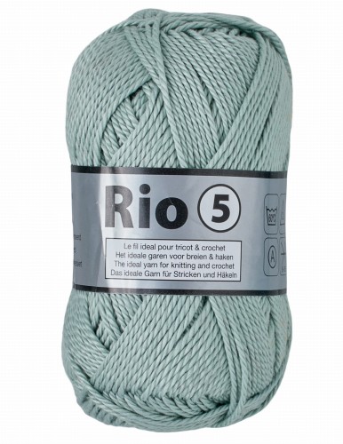 włóczka Lammy Yarns gruba 100% bawełna merceryzowana Rio 5 851 szałwia