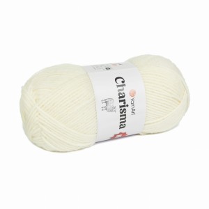 100g włóczka 75% wełna YarnArt Charisma kremowa 502