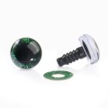 oczy zielone brokatowe 9mm
