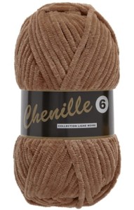 100g włóczka poliester Lammy Yarns Chenille 6 792 brązowa