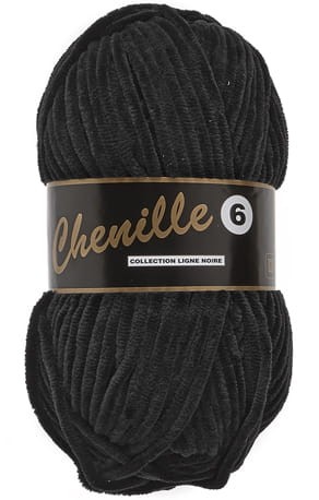włóczka poliestrowa na pluszaki Lammy Yarns Chenille 6 001