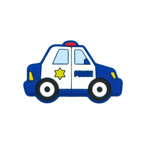koralik silikonowy auto policja samochód policyjny granatowy