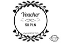 voucher blank czarno-biały