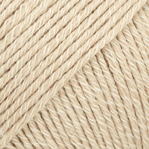 50g włóczka wełna merino i bawełna DROPS Cotton Merino beżowy 38