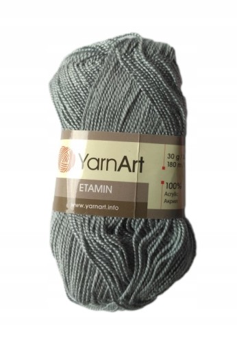 akryl YarnArt Etamin szary 449-C