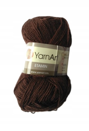 akryl YarnArt Etamin brąz 440
