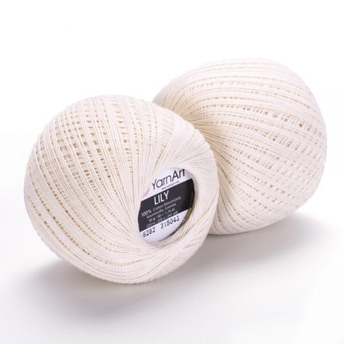 kordonek YarnArt Lily ecru 6282