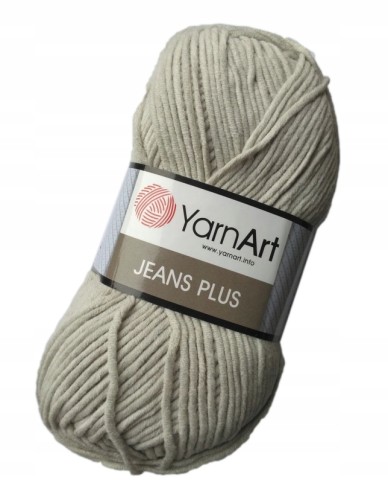 włóczka Jeans Plus popielaty 49