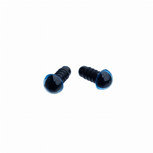oczy do maskotek niebieskie 8mm przezroczyste