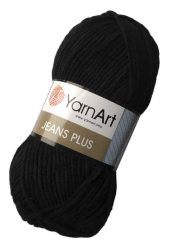 włóczka Jeans Plus czarna 53