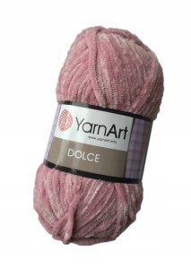 100g włóczka poliester YarnArt Dolce róż 769