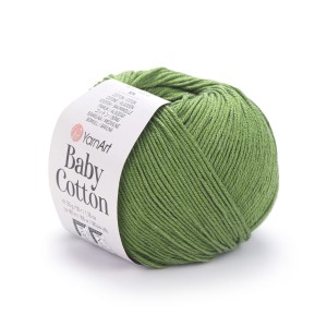 50g YarnArt Baby Cotton na amigurumi jasnozielony 440