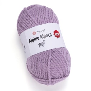 150g alpaka, wełna, akryl YarnArt Alpine Alpaca gruba 1443 jasny wrzos