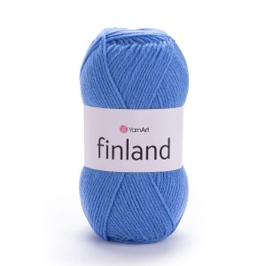 100g włóczka 100% akryl YarnArt Finland 224 niebieska