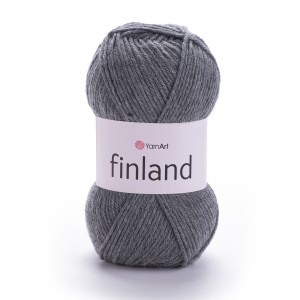 100g włóczka 100% akryl YarnArt Finland 29 szara