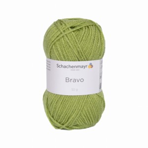 50g włóczka akryl Schachenmayr Bravo jasny zielony 08194