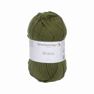 50g włóczka akryl Schachenmayr Bravo zielony khaki 08338