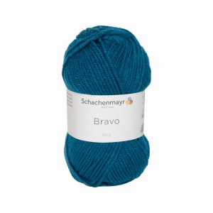 50g włóczka akryl Schachenmayr Bravo niebieski petrol 08195