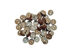 50szt drewniane guziki 2 dziurki, 12mm sklejka komplet