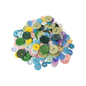 200szt mix guzików plastikowych "Landrynki ze szpinakiem."