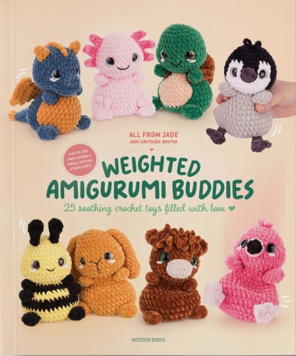 Książka z wzorami na maskotki szydełkowe Weighted Amigurumi Buddies