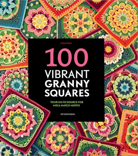 Książka z wzorami na kwadraty babuni, szydełko Vibrant Granny Squares