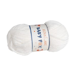 100g włóczka pluszowa Baby Fox śmietankowa 71