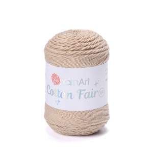 50g włóczka, cienka bawełna YarnArt Cotton Fair 8/4 beżowa 5512