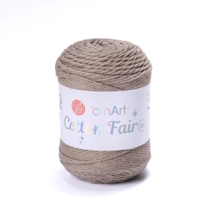 50g włóczka, cienka bawełna YarnArt Cotton Fair 8/4 jasny brąz 5515