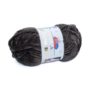 100g włóczka poliester Himalaya Dolphin Baby grafit 394