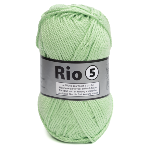 100g włóczka Lammy Yarns gruba 100% bawełna merceryzowana Rio 5 045 seledyn