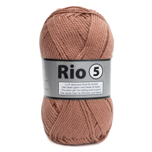 100g włóczka Lammy Yarns gruba 100% bawełna merceryzowana Rio 5 118 brąz