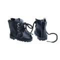 buty dla lalek czarne ekoskóra
