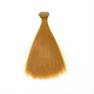 1szt włosy dla lalek 15cm rudy blond