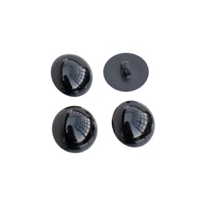 4szt. czarne oczka-guziki przyszywane oczy 25mm