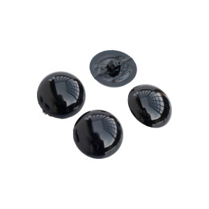 4szt. czarne oczka-guziki przyszywane oczy 21,5mm