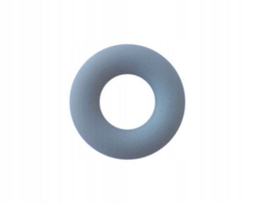 silikonowa oponka zawieszka gryzak popielata