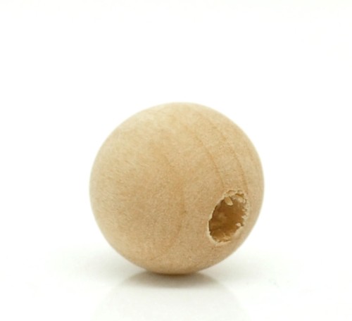 koraliki drewniane naturalne 9mm-10mm