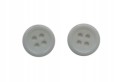 małe guziczki plastikowe 11mm białe